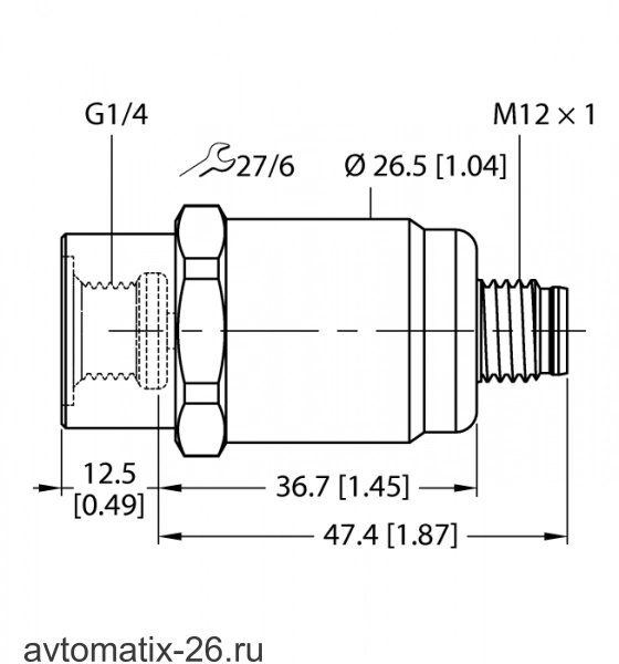 Датчик давления TURCK PT16R-1001-U1-H1141/X