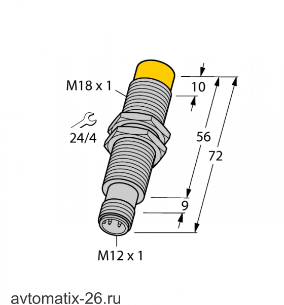 Индуктивный датчик TURCK NI8-M18E-LIU-H1141