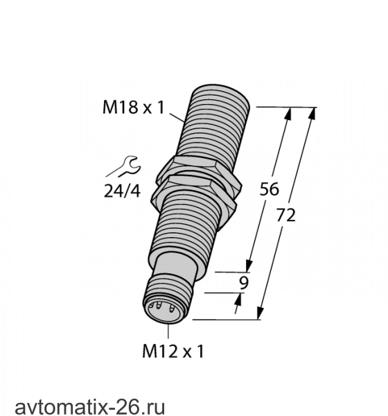 Индуктивный датчик TURCK BI5-M18E-LIU-H1141
