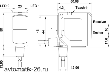 Оптический датчик Sensopart FR 55-RL-PS-K4