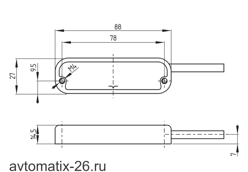 Магнитный датчик безопасности Schmersal BNS40S-12ZG-C