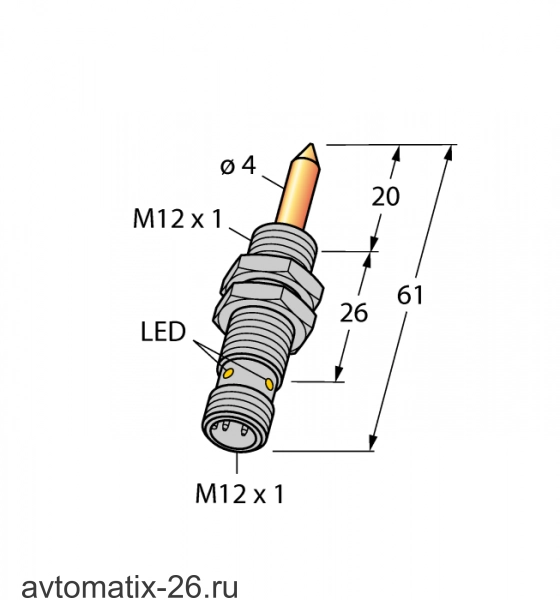 Магнитный датчик TURCK NIMFE-EM12/4.0L61-UP6X-H1141/S1182