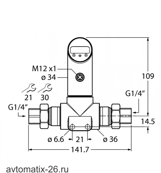 Датчик давления TURCK PS025D-501T-2UPN8X-H1141