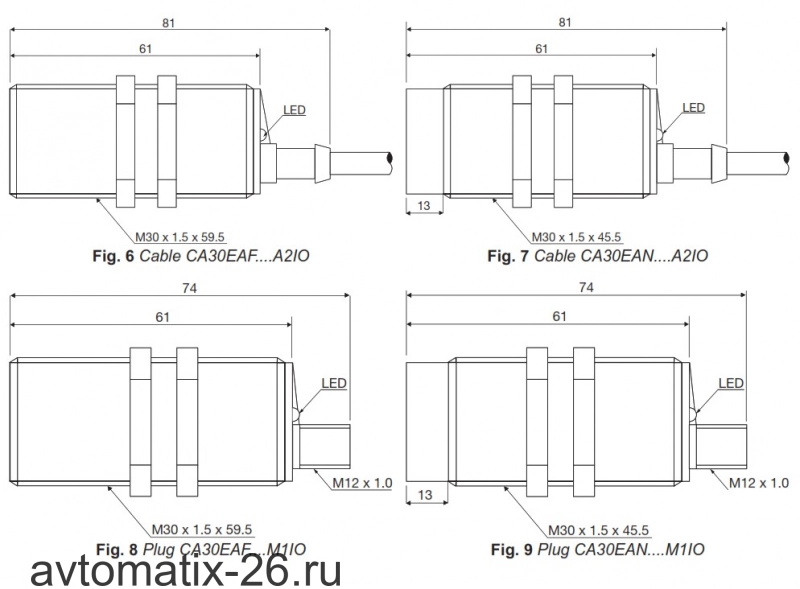 Емкостный датчик Carlo Gavazzi CA30EAF16BPM1IO