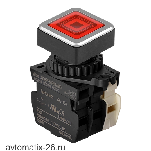 Кнопочный выключатель Autonics SQ3PFS-P3RABD