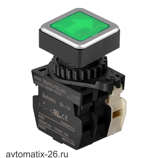 Кнопочный выключатель Autonics SQ3PFS-P3GLABD