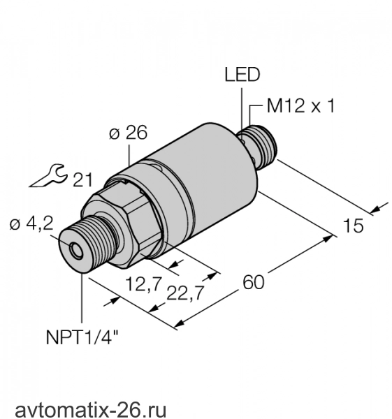 Датчик давления TURCK PC001R-203-2UPN8X-H1141