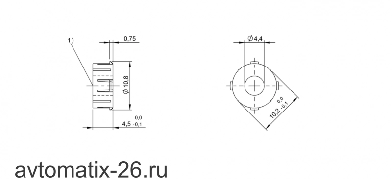 Транспондер RFID Balluff BIS M-1R1-02/L
