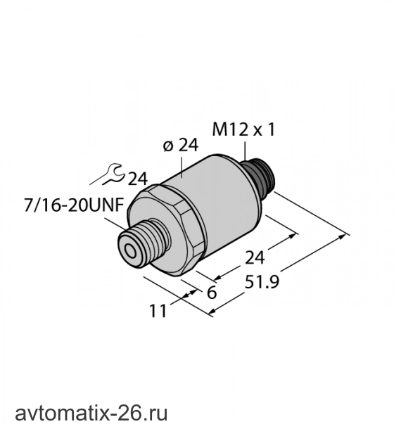 Датчик давления TURCK PT100PSIG-1005-I2-H1143
