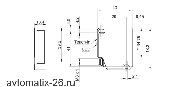 Лазерный датчик расстояния Baumer OADM 13U7580/S35A