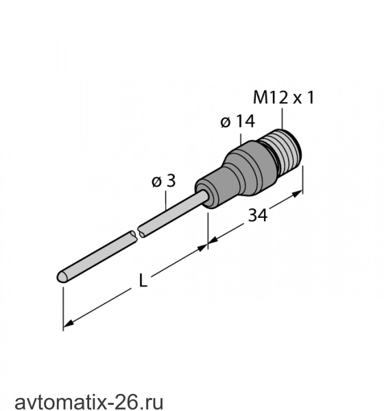 Датчик температуры TURCK TP-203A-CF-H1141-L300