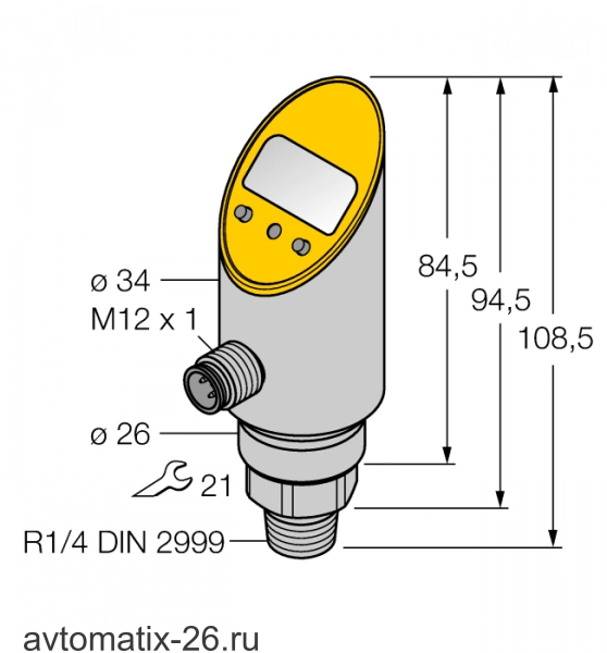 Датчик давления TURCK PS400R-310-LI2UPN8X-H1141