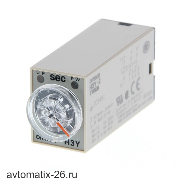 Таймер реле времени Omron H3Y-2 DC24 10S
