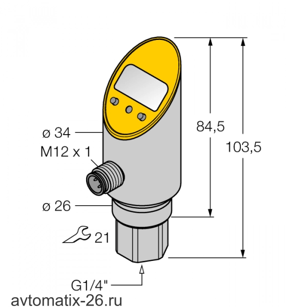 Датчик давления TURCK PS001V-301-2UPN8X-H1141