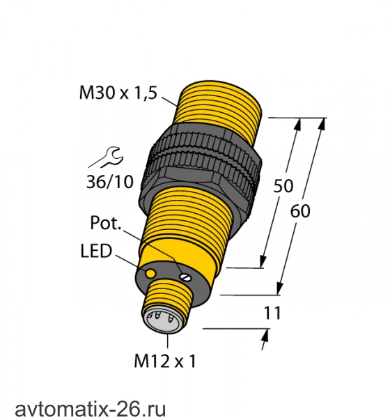 Емкостной датчик уровня TURCK BCF10-S30-VN4X-H1141