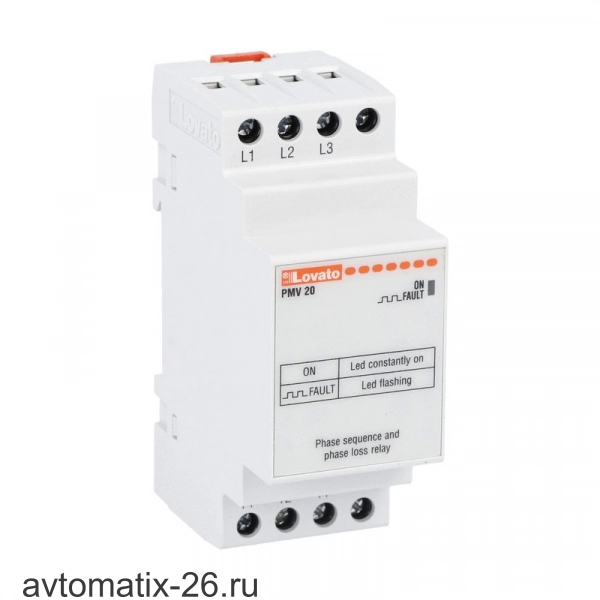 Реле контроля напряжения Lovato Electric PMV20A600