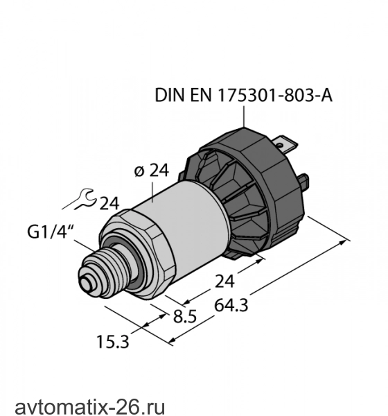 Датчик давления TURCK PT6A-1040-I2-DA91