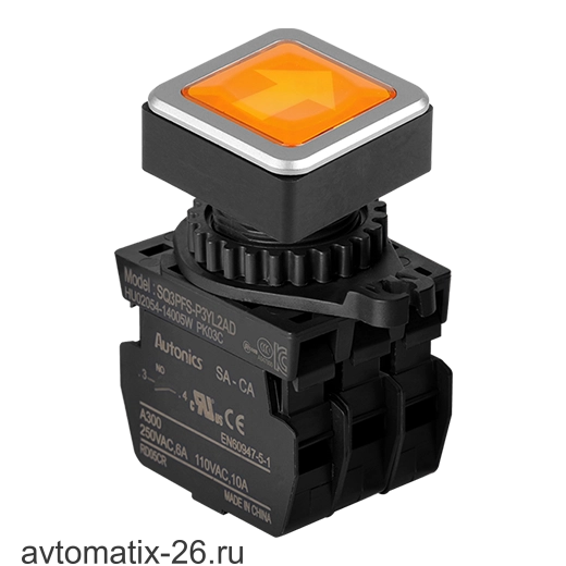 Кнопочный выключатель Autonics SQ3PFS-P3YL2ADM
