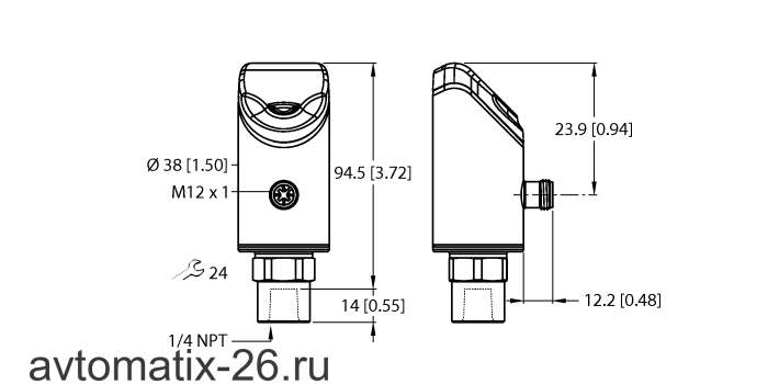 Датчик давления TURCK PS510-100-02-LI2UPN8-H1141
