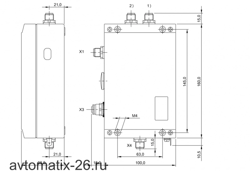 Блок обработки RFID Balluff BIS C-6026-034-050-06-ST19