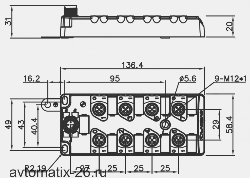 Модуль IO-link LANBAO HIOL-S12-P16UA
