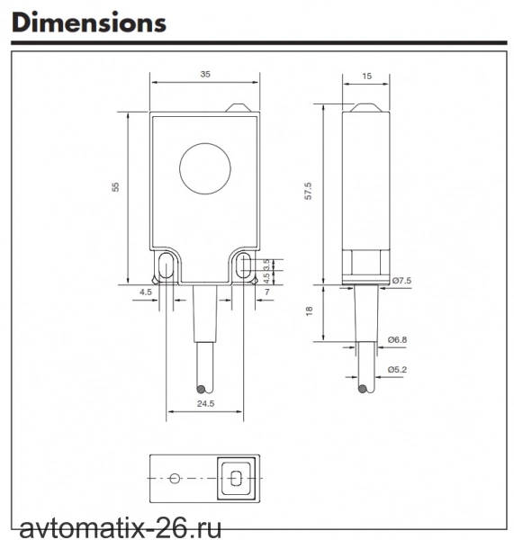 Емкостный датчик Carlo Gavazzi VC5510NNCP