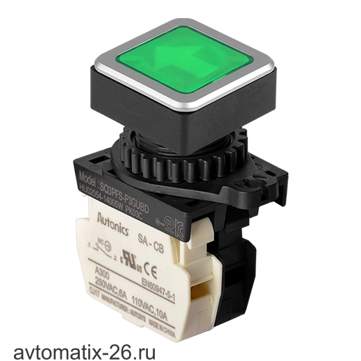 Кнопочный выключатель Autonics SQ3PFS-P3GUBLM