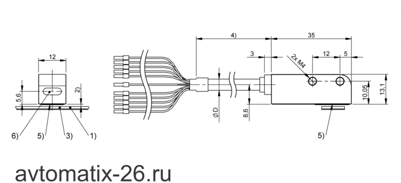 Магнитный энкодер Balluff BML SF2-I212-GZZZ-ZZZ5-KA05