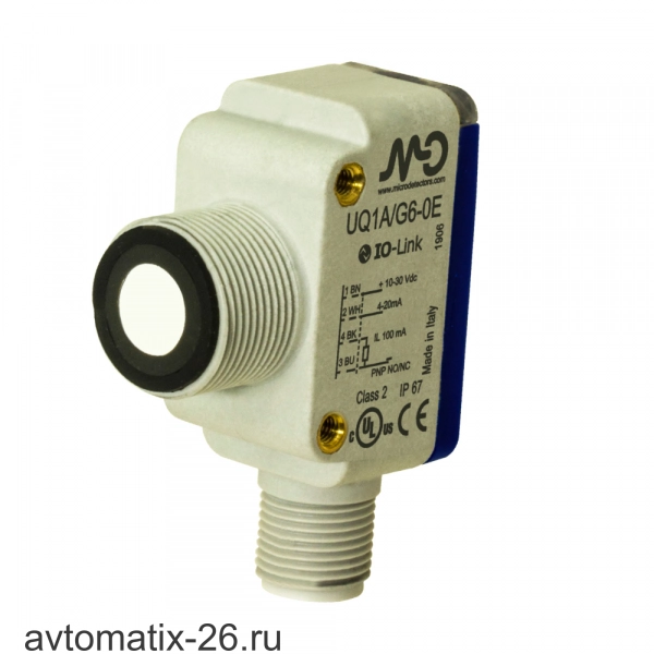 Ультразвуковой датчик расстояния Micro Detectors UQ1A/G4-0E