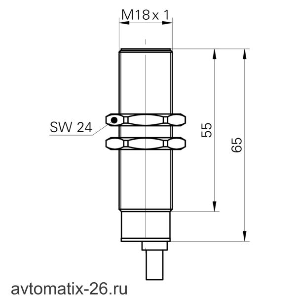 Индуктивный датчик расстояния Baumer IWRM 18U9501