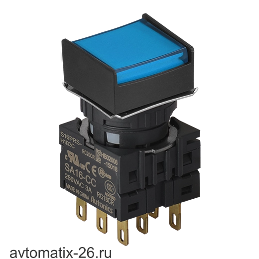 Кнопочный выключатель Autonics S16PRS-H2B3C