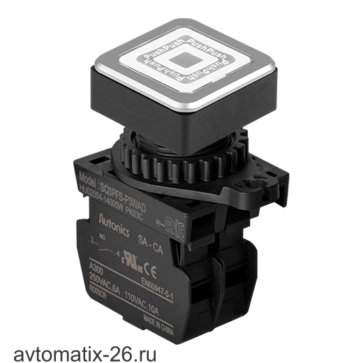 Кнопочный выключатель Autonics SQ3PFS-P3WAL