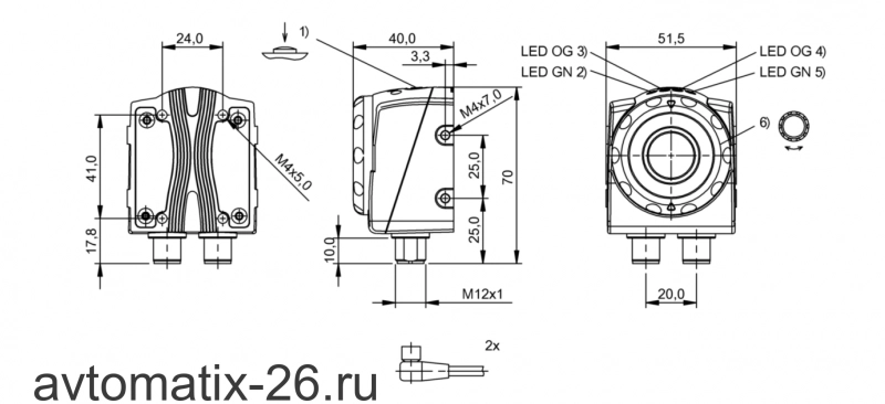 Сканер штрих-кодов Balluff BVS ID-3-105-E