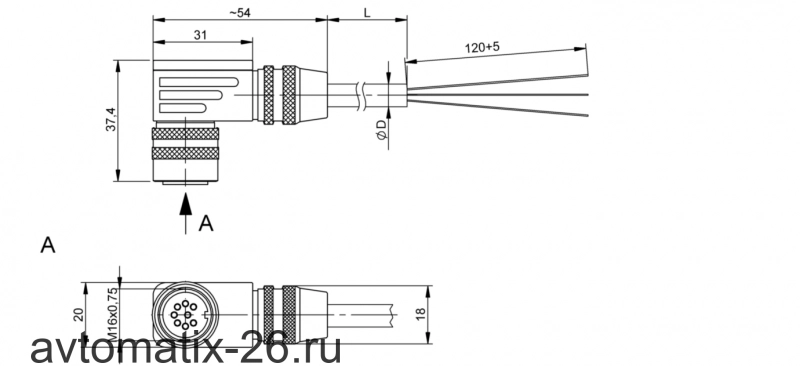 Разъем с кабелем Balluff BKS-S 33M-15