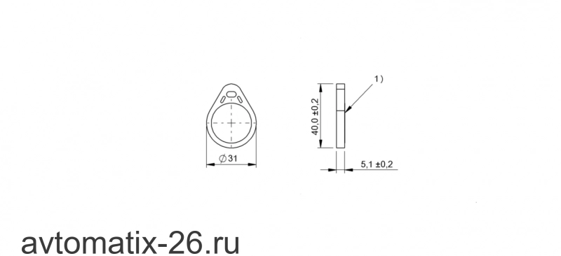 Транспондер RFID Balluff BIS L-204-03/L-RD