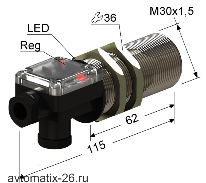 Емкостный датчик PS1-30M115-10B21-T
